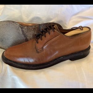 Florsheim Imperial Kenmore 93603 Tan Hatch Grain Derby V-cleat US 9E.
